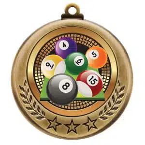 pool tournament medals