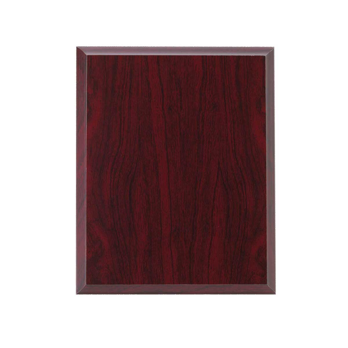 red wood plaque