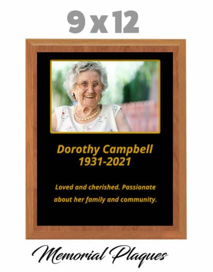 custom memorial plaques