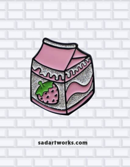 custom artist enamel pin