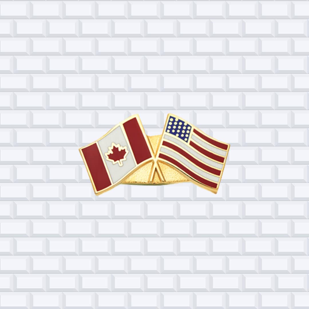 Canada USA Flag