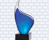 Blue Flame, Art Glass