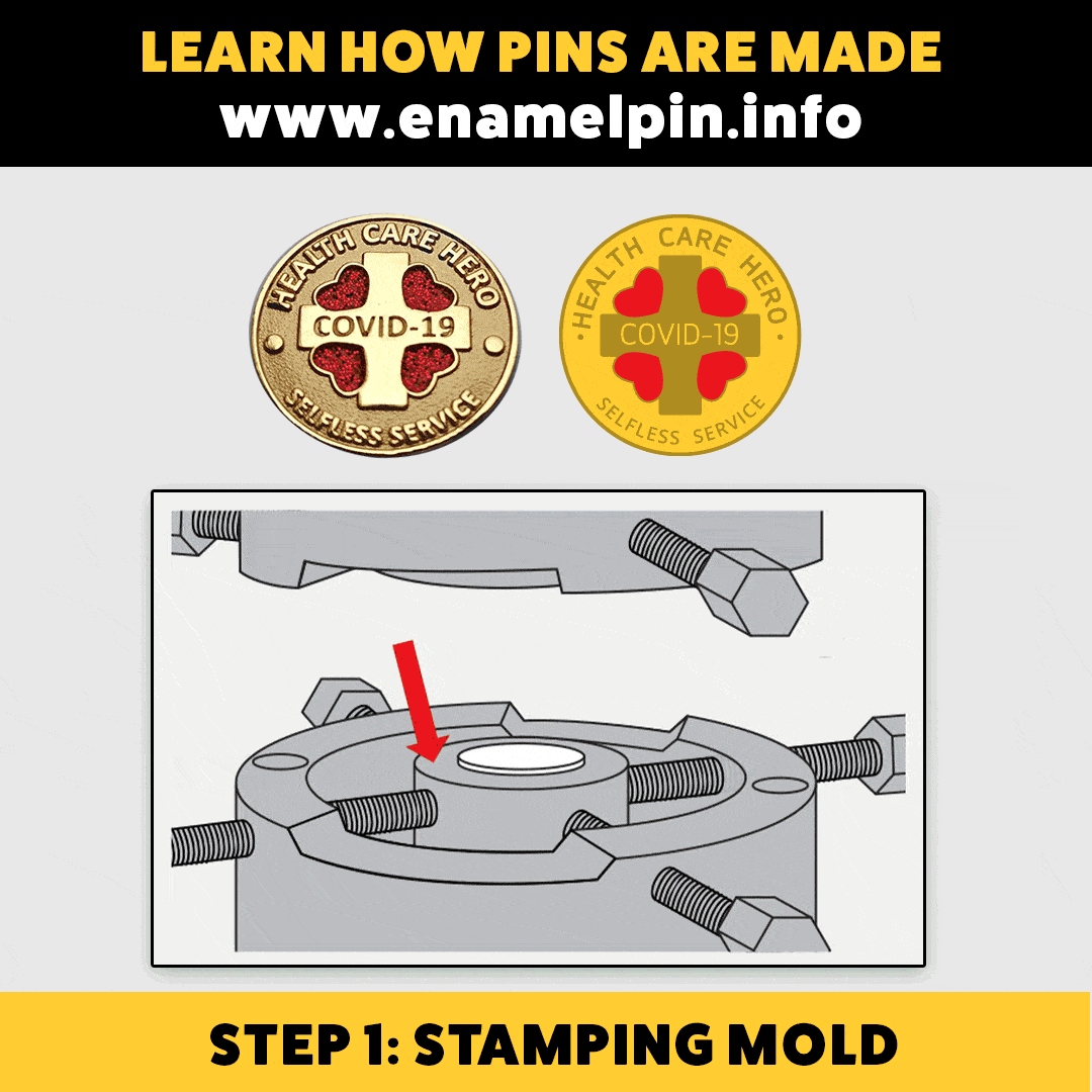 How enamel pins are made. The 8 steps in lapel pin manufacturing. 